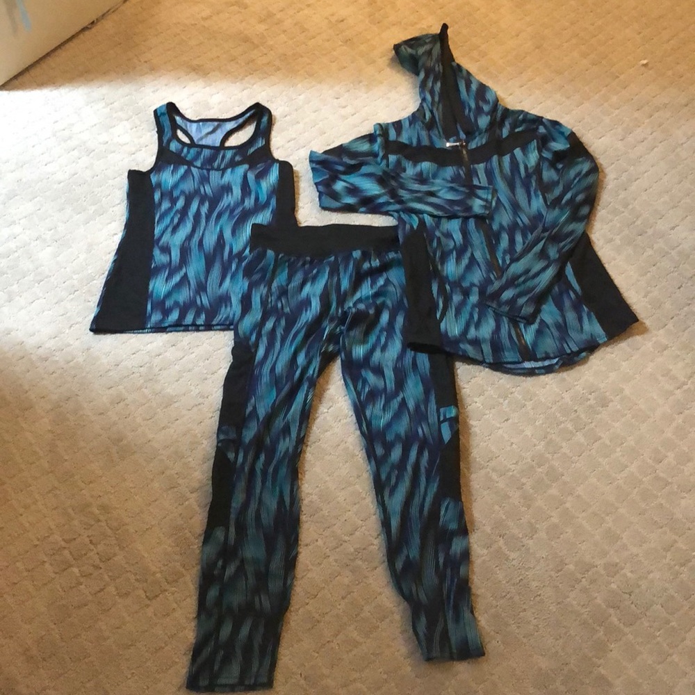 3 piece athletic wear